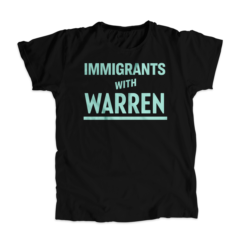 Immigrants with Warren Unisex T-Shirt (4516276306029) (7432139047101)