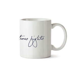 "Only Righteous Fights" Mug (Handwritten) (7431621771453)