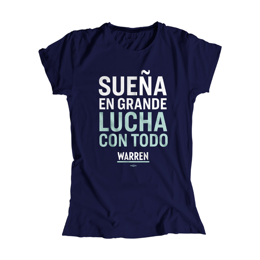 Sueña En Grande, Lucha Con Todo - Camiseta Ajustada | Dream big, Fight Hard Fitted T-Shirt (4285080371309) (7433023979709)