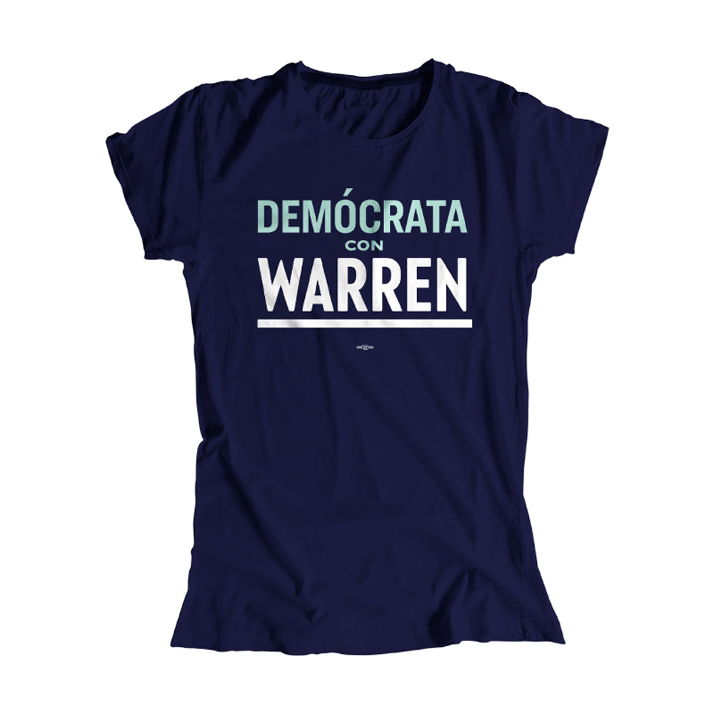 Demócrata Con Warren - Camiseta Ajustada | I’m a Warren Democrat Fitted T-Shirt (4285018865773) (7431680590013)