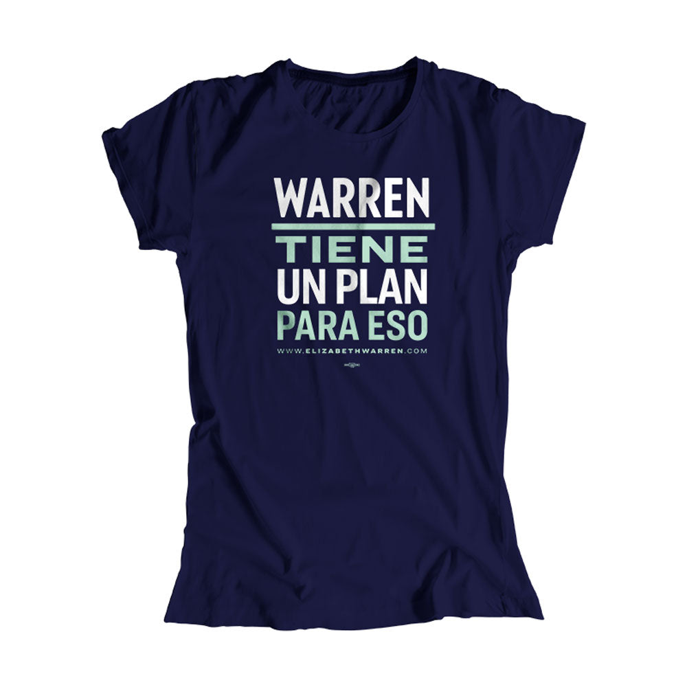 Warren Tiene Un Plan Para Eso - Camiseta Ajustada | I’m a Warren Democrat Fitted T-Shirt (4284507488365) (7433026502845)