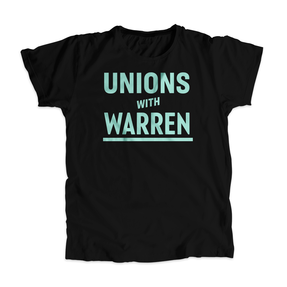 Unions with Warren Unisex T-Shirt (4516263297133) (7433024929981)