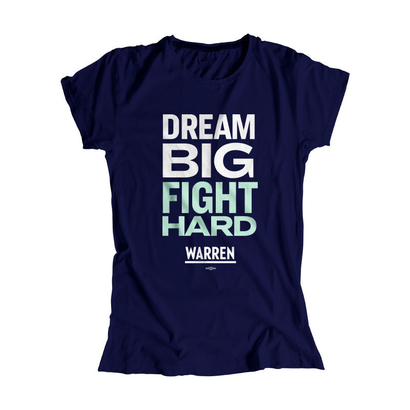 Dream Big, Fight Hard Fitted T-shirt
